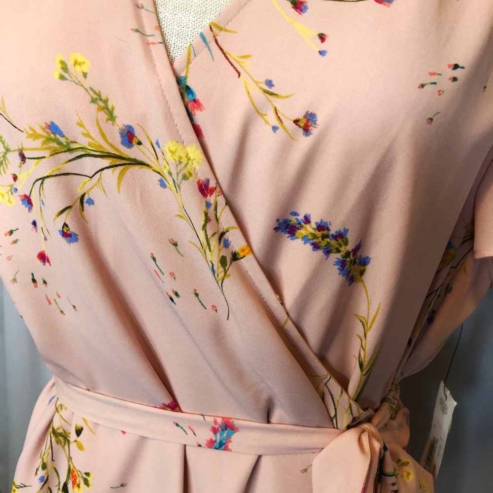 Worthington Floral Wrap Dress